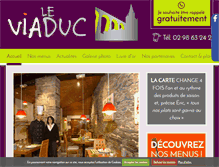 Tablet Screenshot of le-viaduc.com